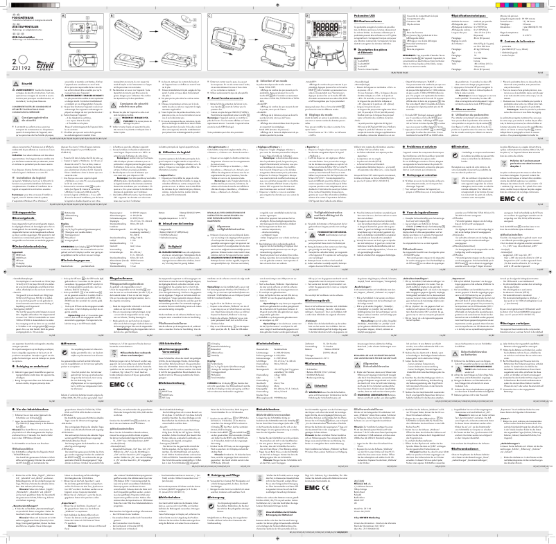 Página 1 del manual Manual de usuario Crivit Z31192