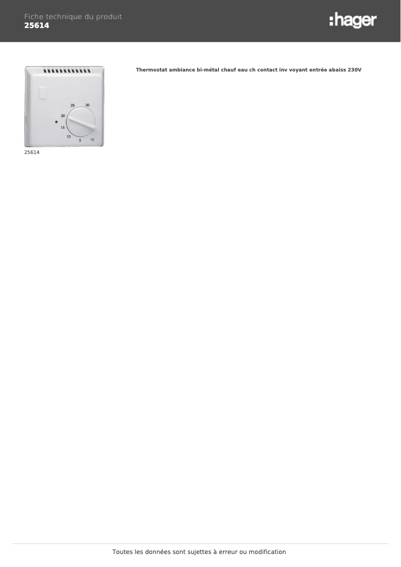 Image de la première page du manuel de l'appareil 25614