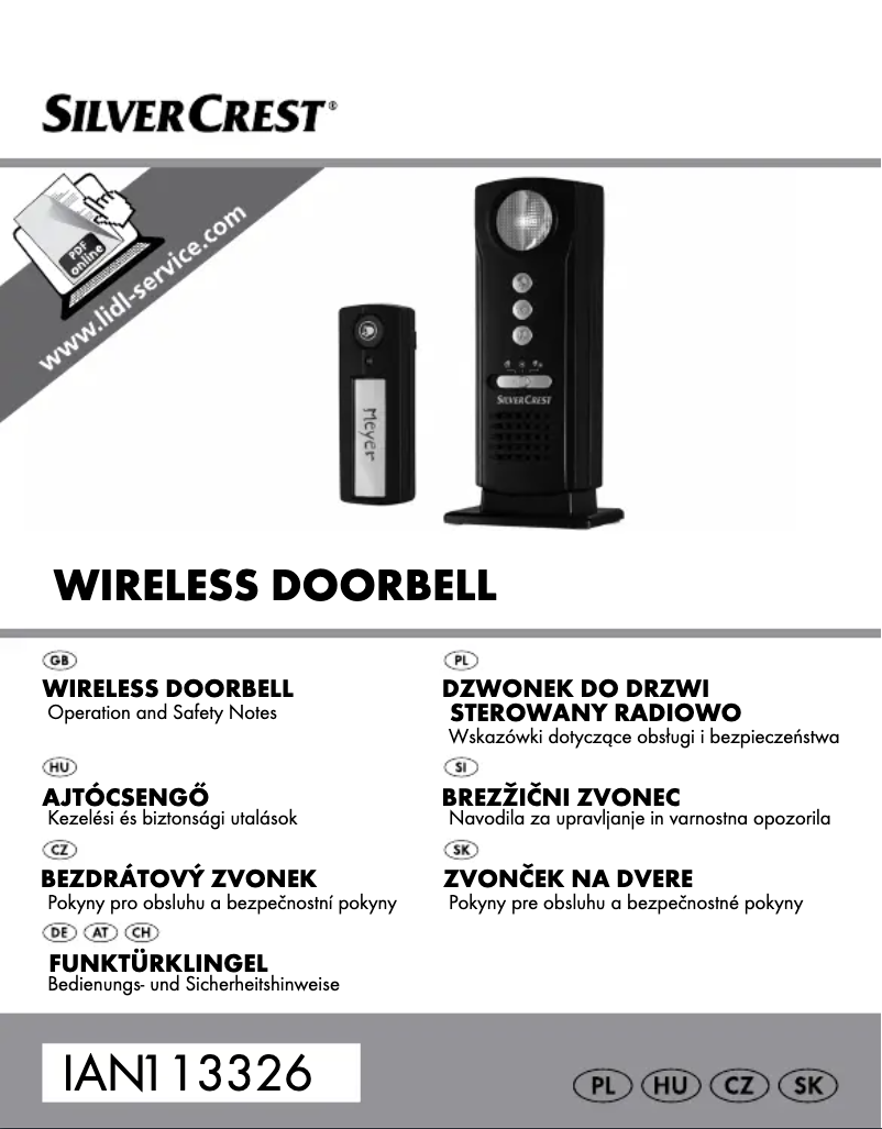 Página 1 del manual Manual de usuario SilverCrest IAN 113326
