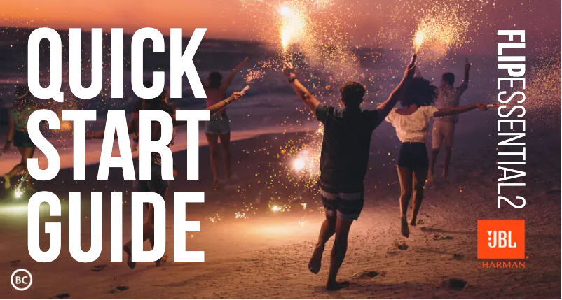 Page 1 de la notice Guide de démarrage rapide JBL Flip Essential 2