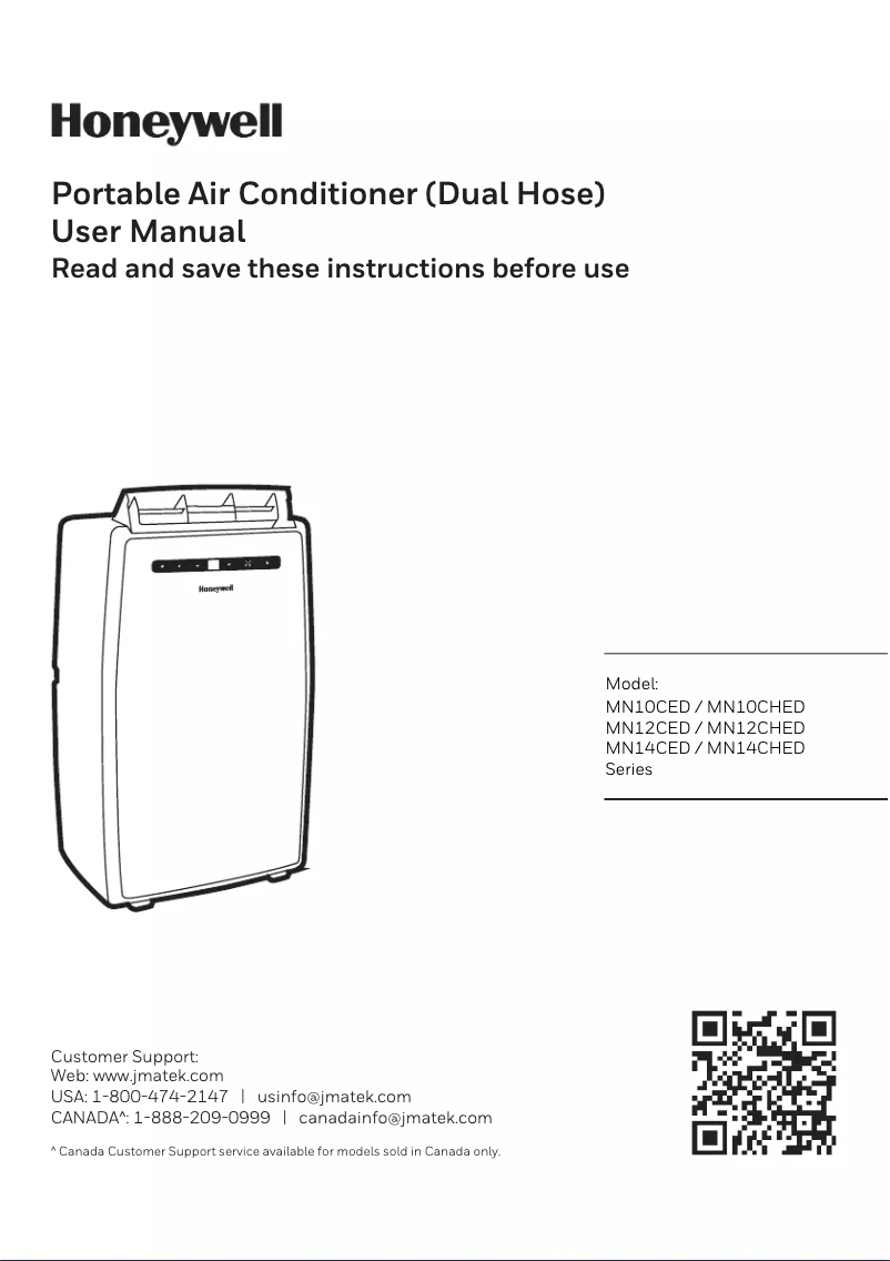 Página 1 del manual Manual de usuario Honeywell MN12CED