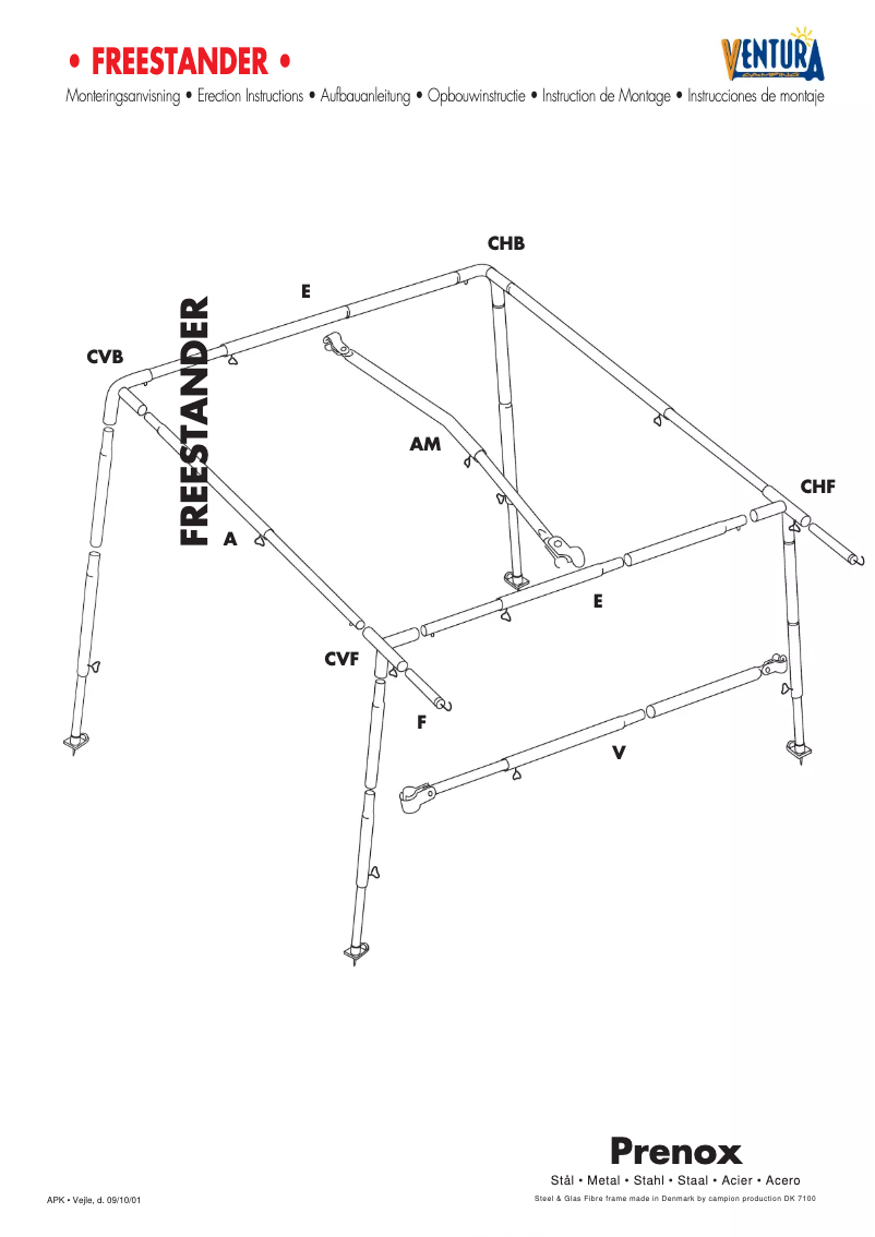 Página 1 del manual Manual de usuario Isabella Ventura Freestander