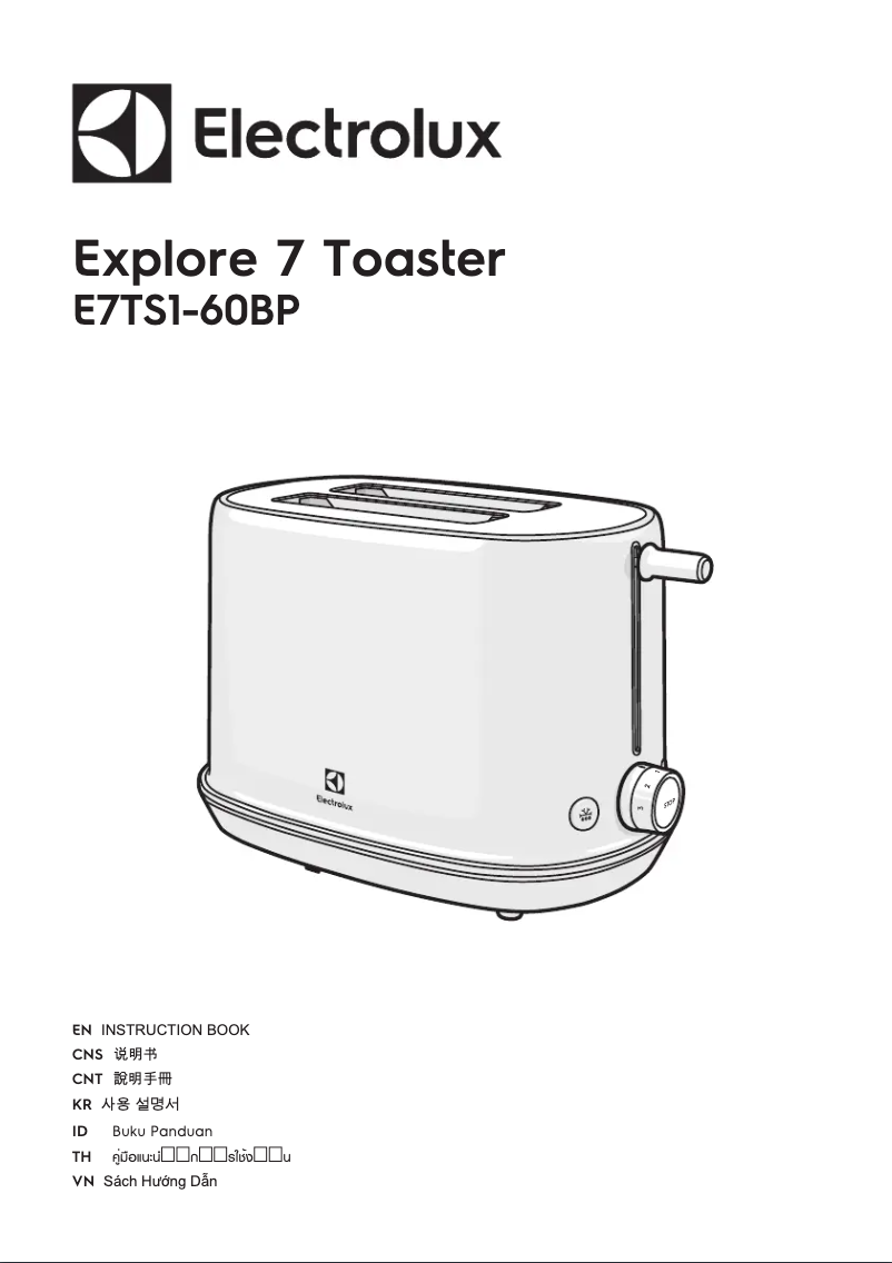 Page 1 de la notice Manuel utilisateur Electrolux Explore 7 E7TS1-60BP