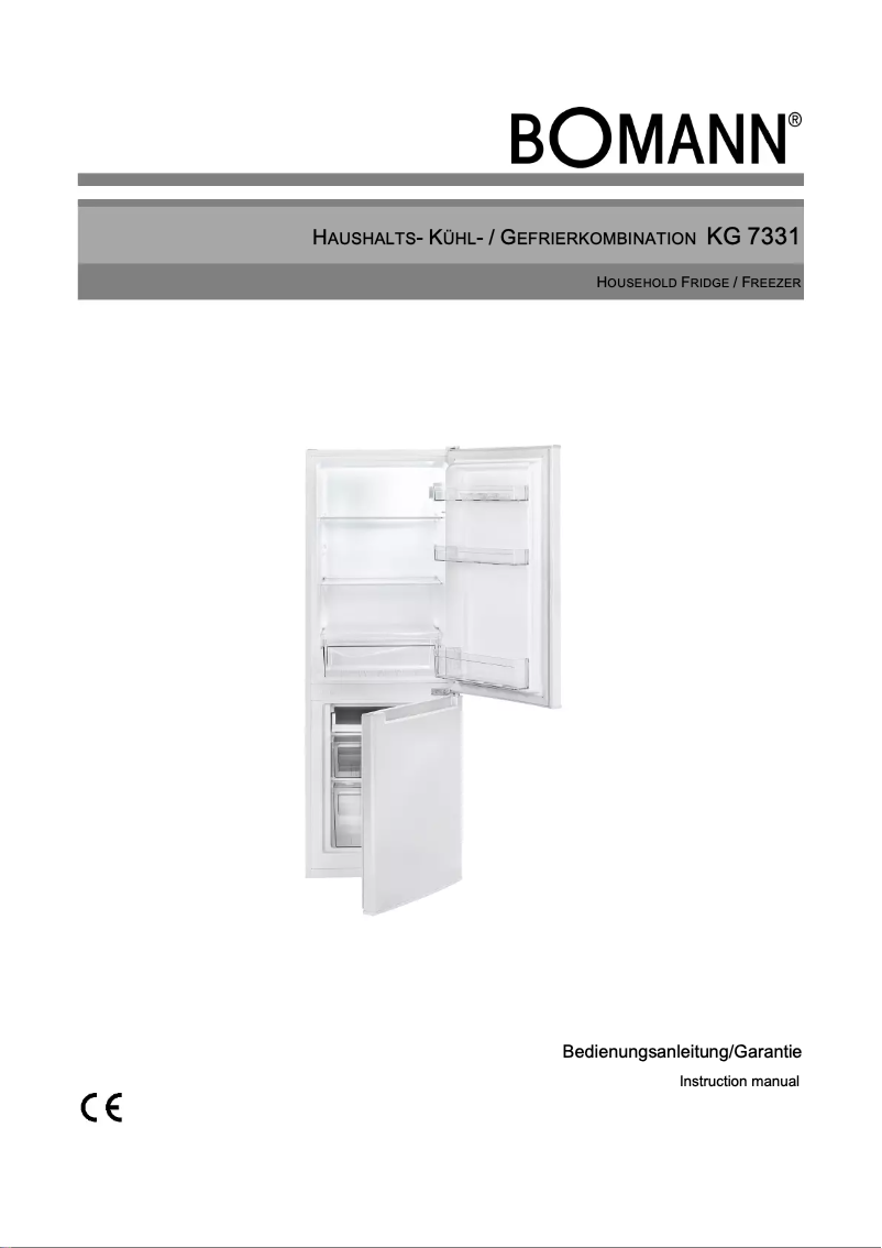 Image de la première page du manuel de l'appareil KG 7331