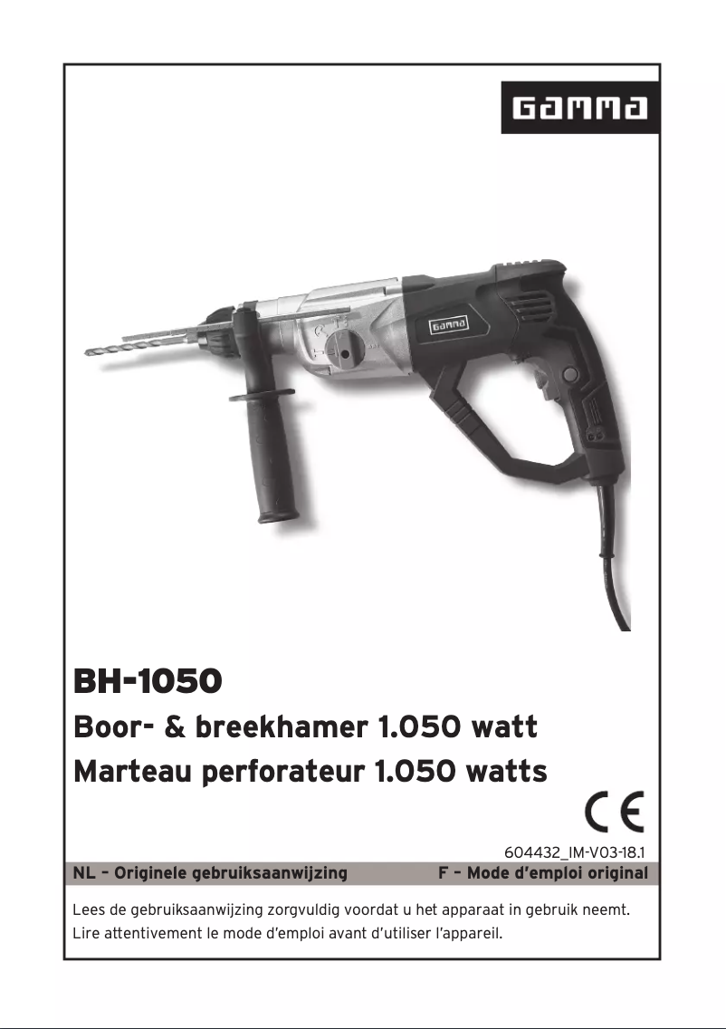 Image de la première page du manuel de l'appareil BH-1050