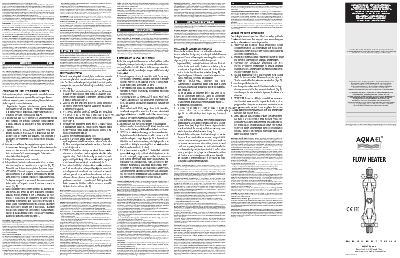 Page 1 de la notice Manuel utilisateur Aquael Flow Heater