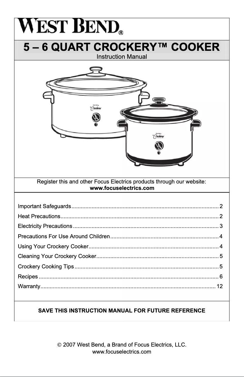 Image de la première page du manuel de l'appareil 85156