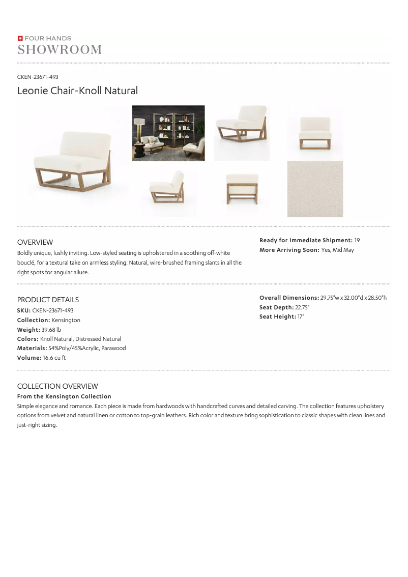 Page 1 de la notice Manuel utilisateur Four Hands CKEN-23671-493