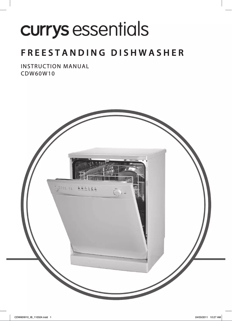 Página 1 del manual Manual de usuario Currys Essentials CDW60W10