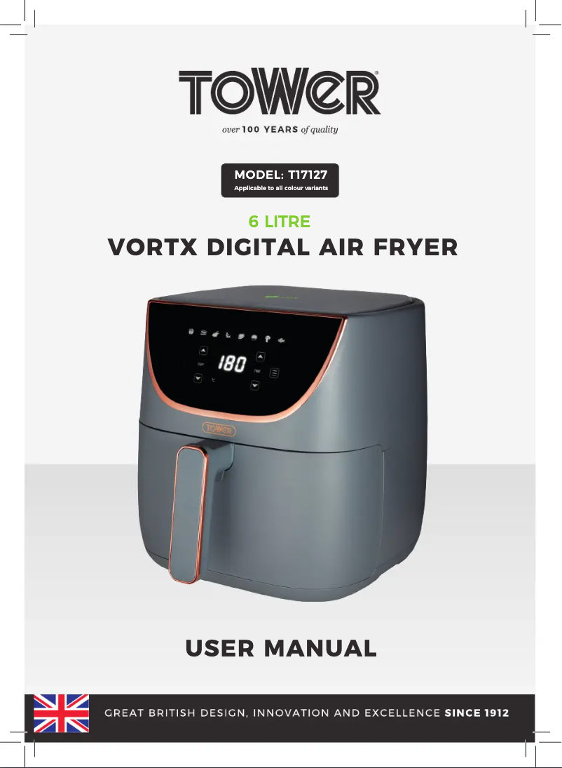 Page n°1 - Manuel utilisateur Tower T17127