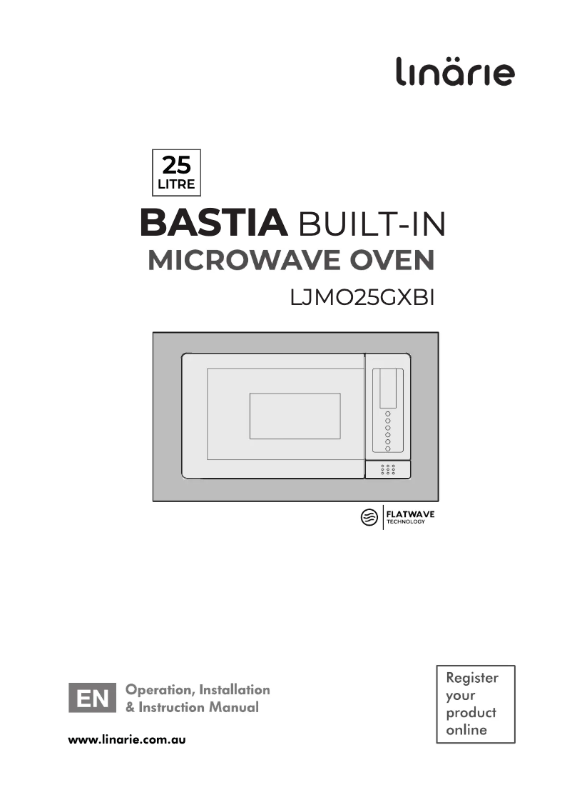 Page n°1 - Manuel utilisateur Linarie Bastia LJMO25GXBI