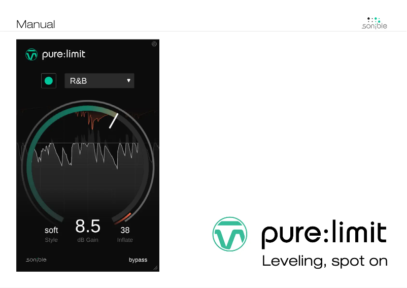 Page n°1 - Manuel utilisateur Sonible pure:limit
