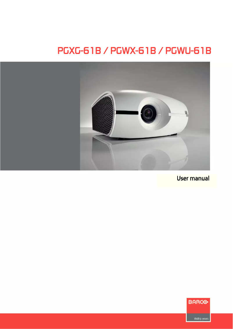 Image de la première page du manuel de l'appareil PGWU-61B