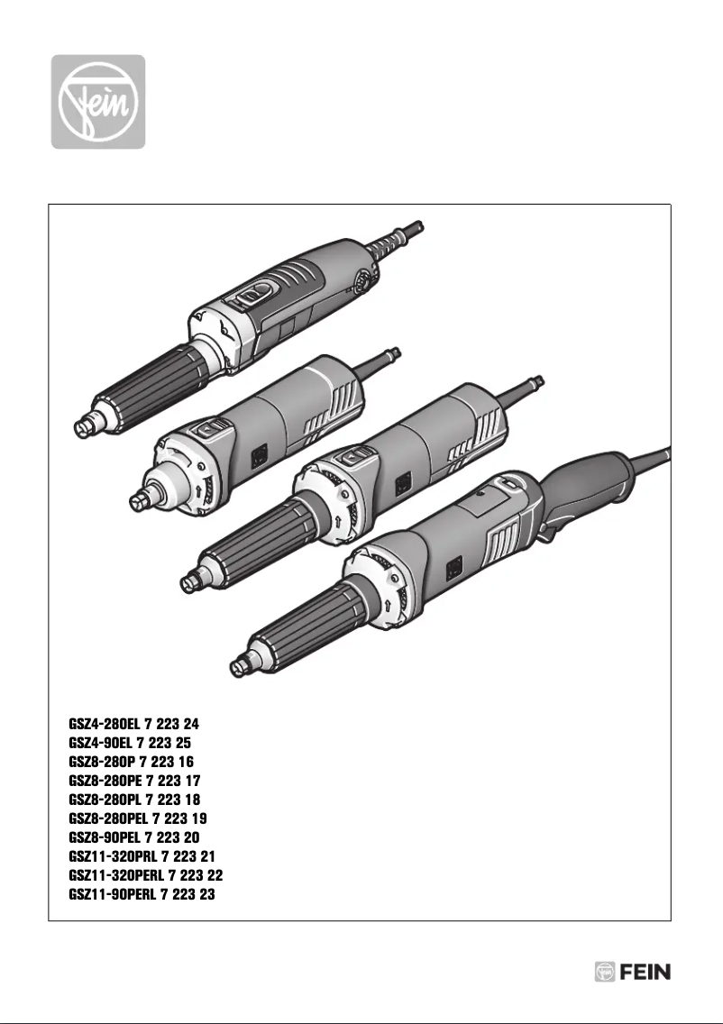 Página 1 del manual Manual de usuario Fein GSZ 8-90 PEL