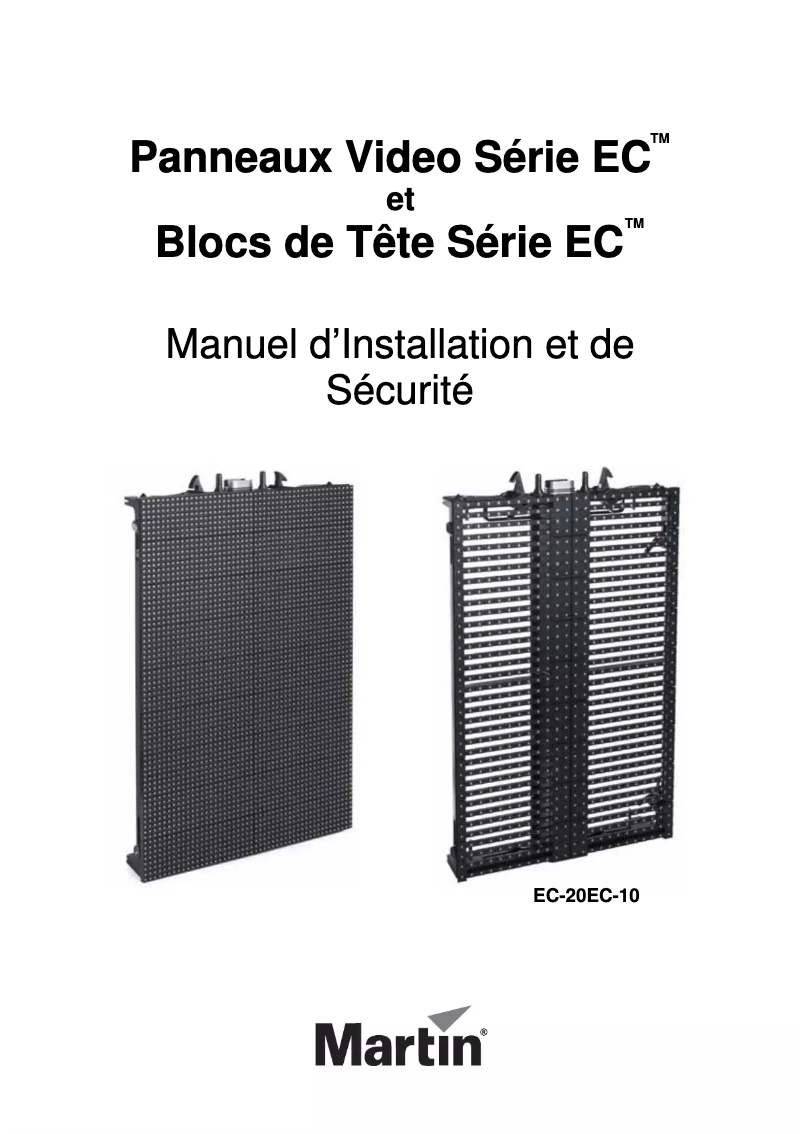 Image de la première page du manuel de l'appareil EC 20