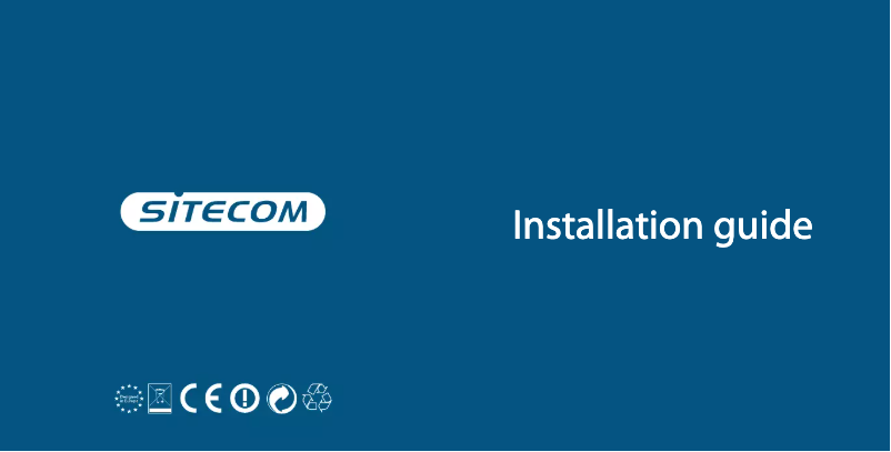 Page n°1 - Manuel utilisateur Sitecom N300 WLA-2103