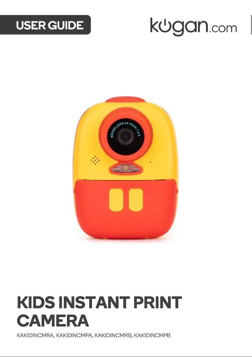 Image de la première page du manuel de l'appareil KAKIDINCMRB