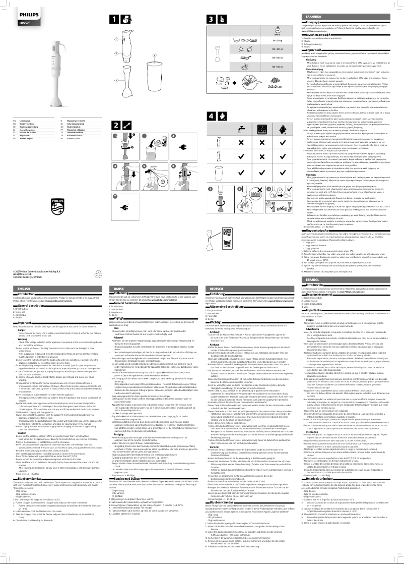 Página 1 del manual Manual de usuario Philips 3000 series HR2520