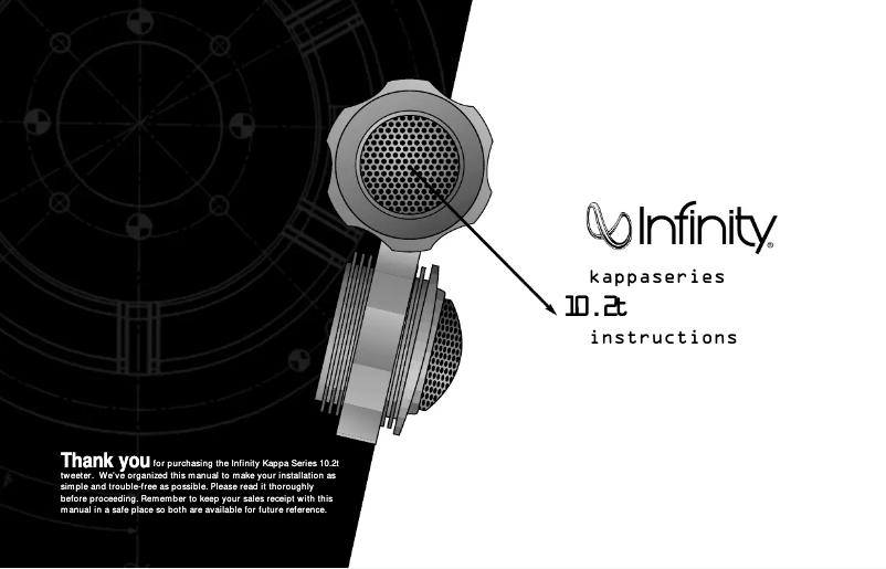 Página 1 del manual Manual de usuario Infinity Kappa 10.2T