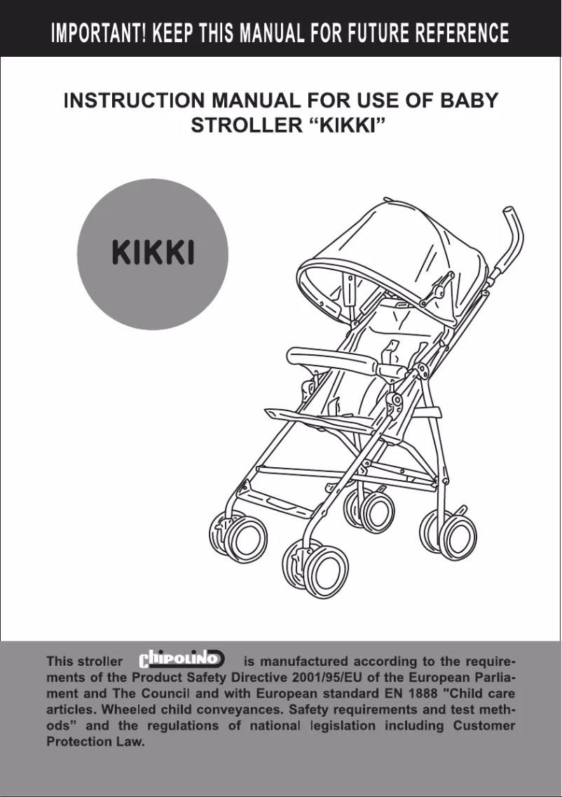 Image de la première page du manuel de l'appareil Kikki