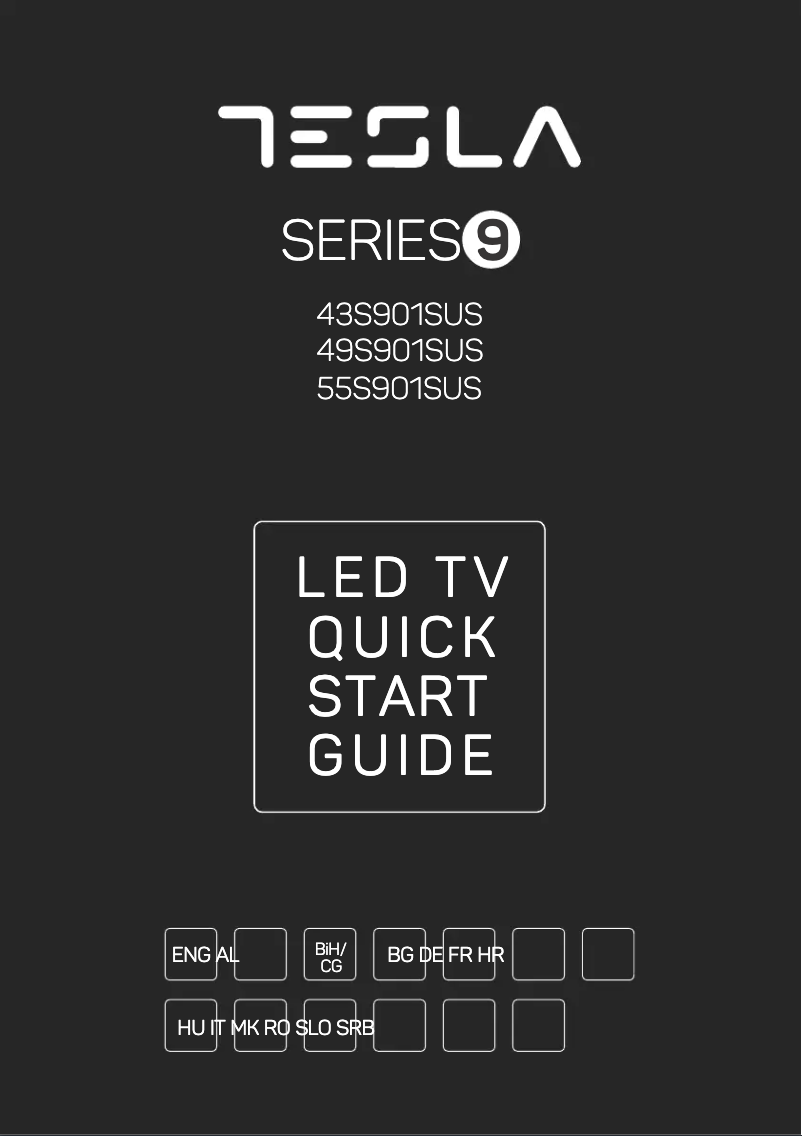 Página 1 del manual Manual de usuario Tesla 55S901SUS