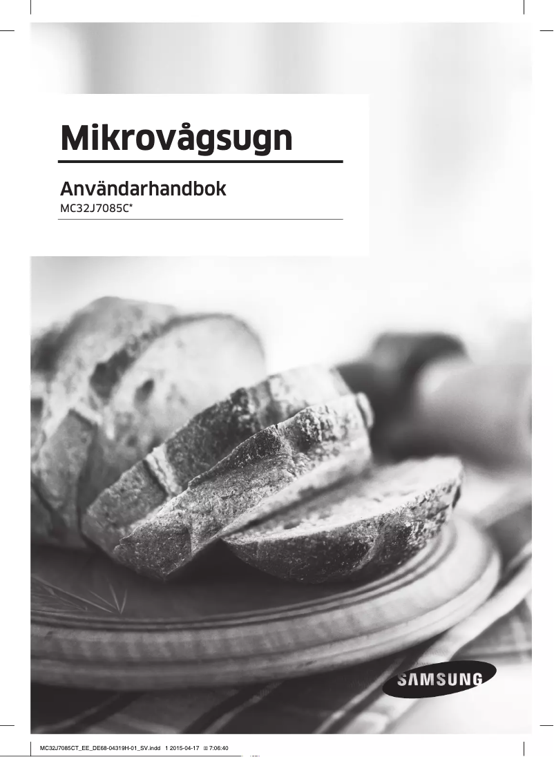 Page n°1 - Manuel utilisateur Samsung MC32J7085CT