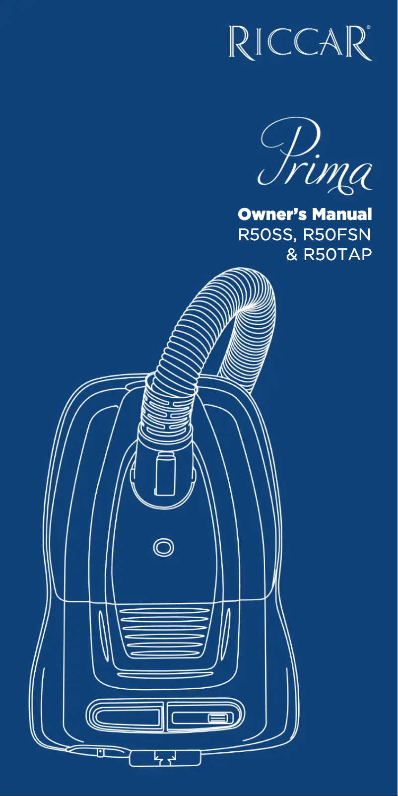 Imagen de la primera página del manual del dispositivo Prima R50SS