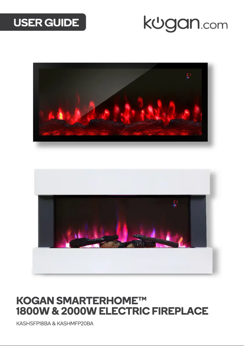 Page 1 de la notice Manuel utilisateur Kogan SmarterHome KASHSFP18BA