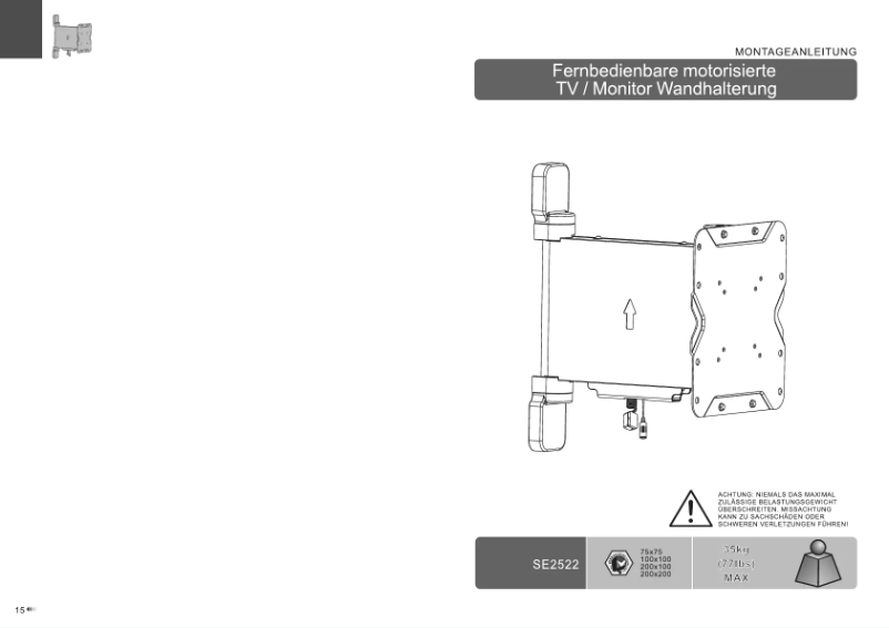 Page n°1 - Manuel utilisateur Ricoo SE2522