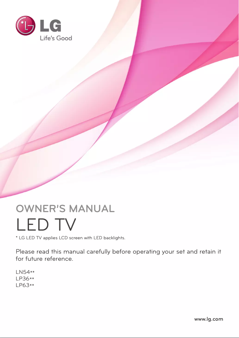 Page n°1 - Manuel utilisateur LG 32LP632H