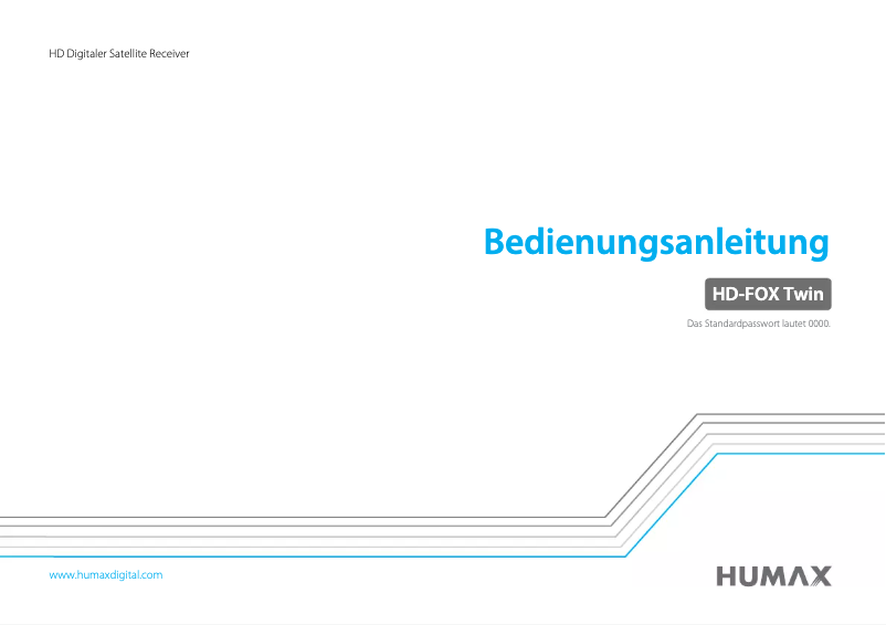 Image de la première page du manuel de l'appareil HD-FOX Twin
