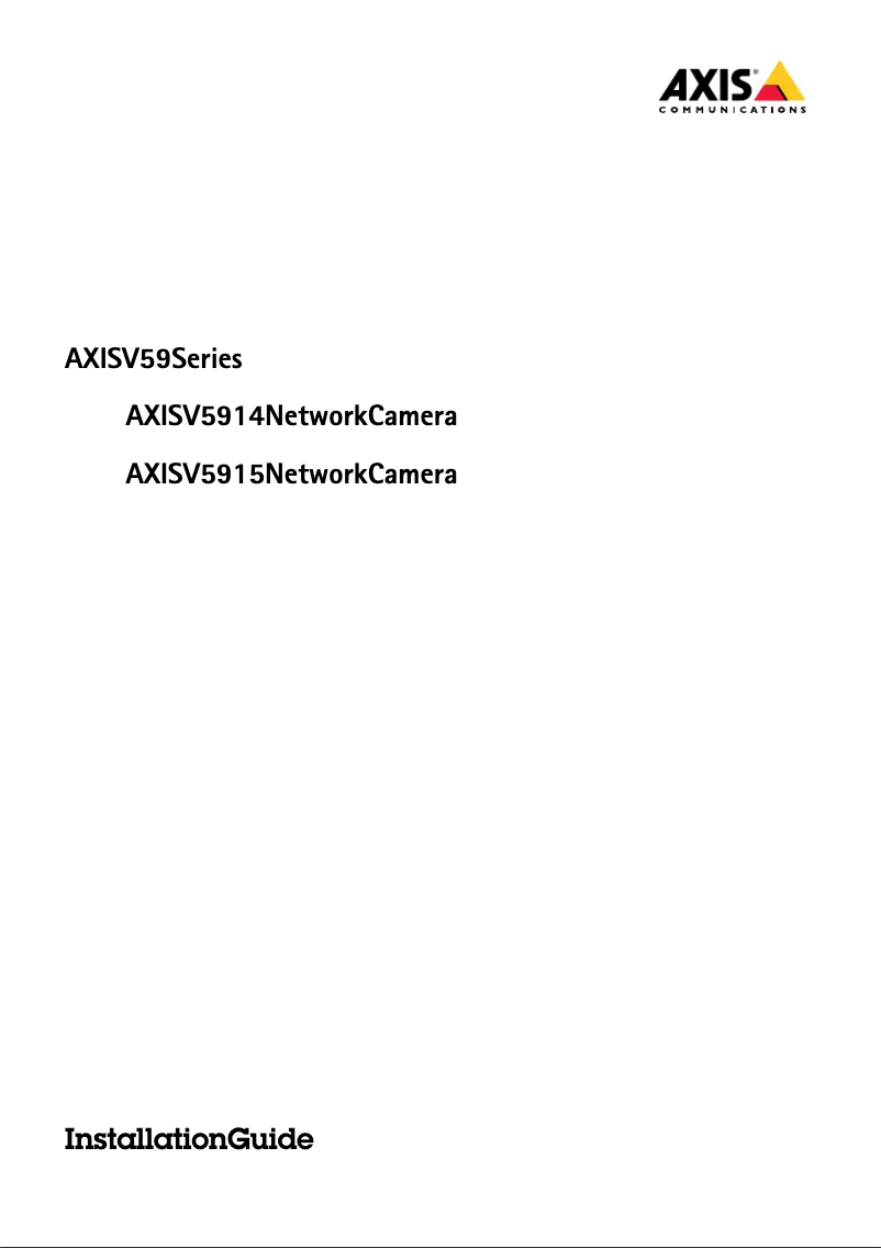 Image de la première page du manuel de l'appareil V5914