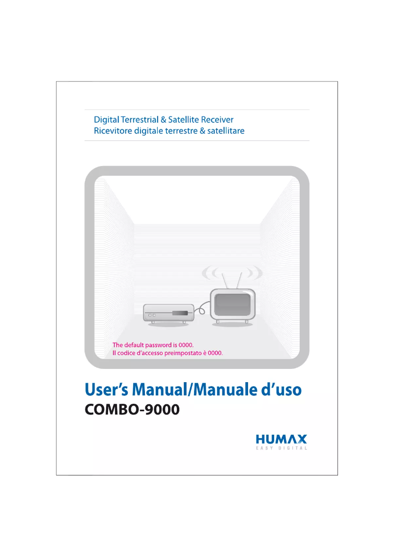 Page 1 de la notice Manuel utilisateur Humax Combo-9000