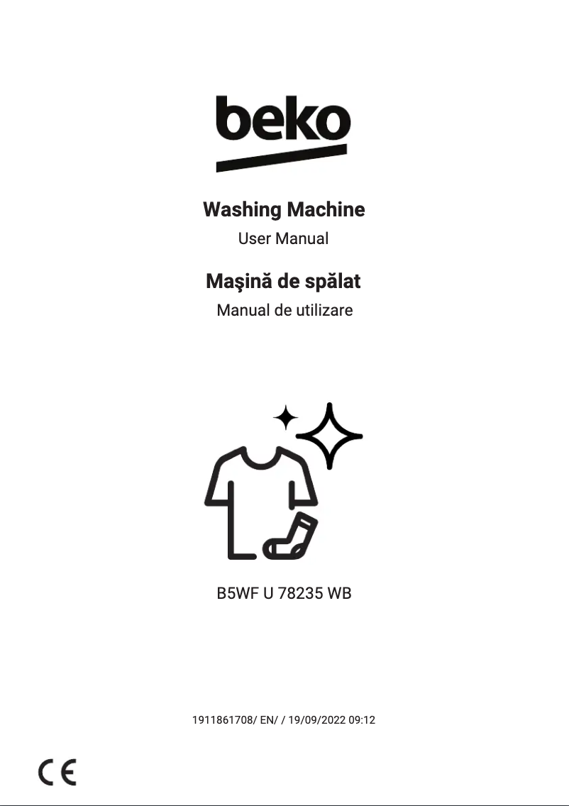Page 1 de la notice Manuel utilisateur Beko B5WF U 78235 WB