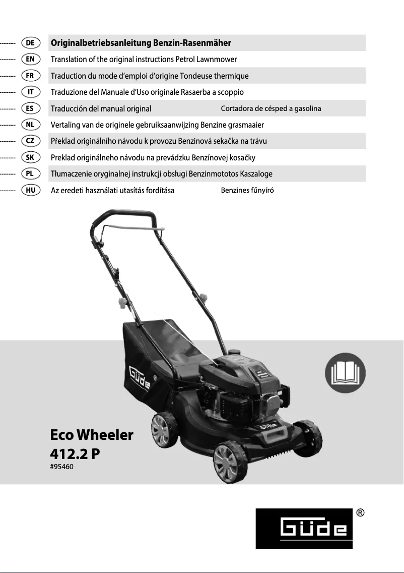 Image de la première page du manuel de l'appareil Eco Wheeler 412.2 P