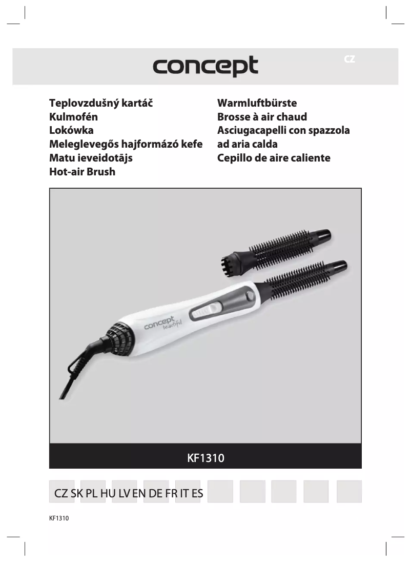 Image de la première page du manuel de l'appareil KF1310FI