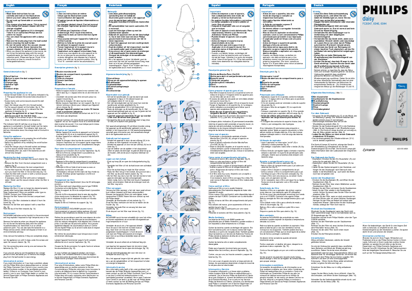 Página 1 del manual Manual de usuario Philips FC8035