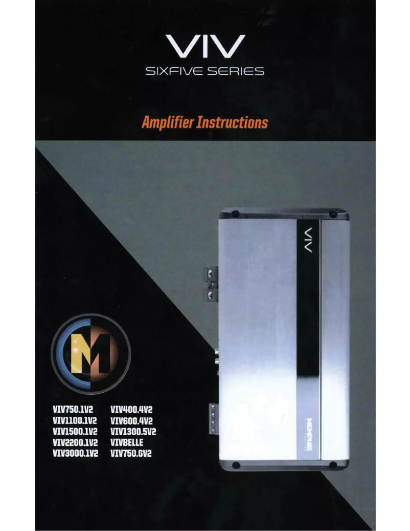 Page 1 de la notice Manuel utilisateur Memphis Audio VIV750.6V2
