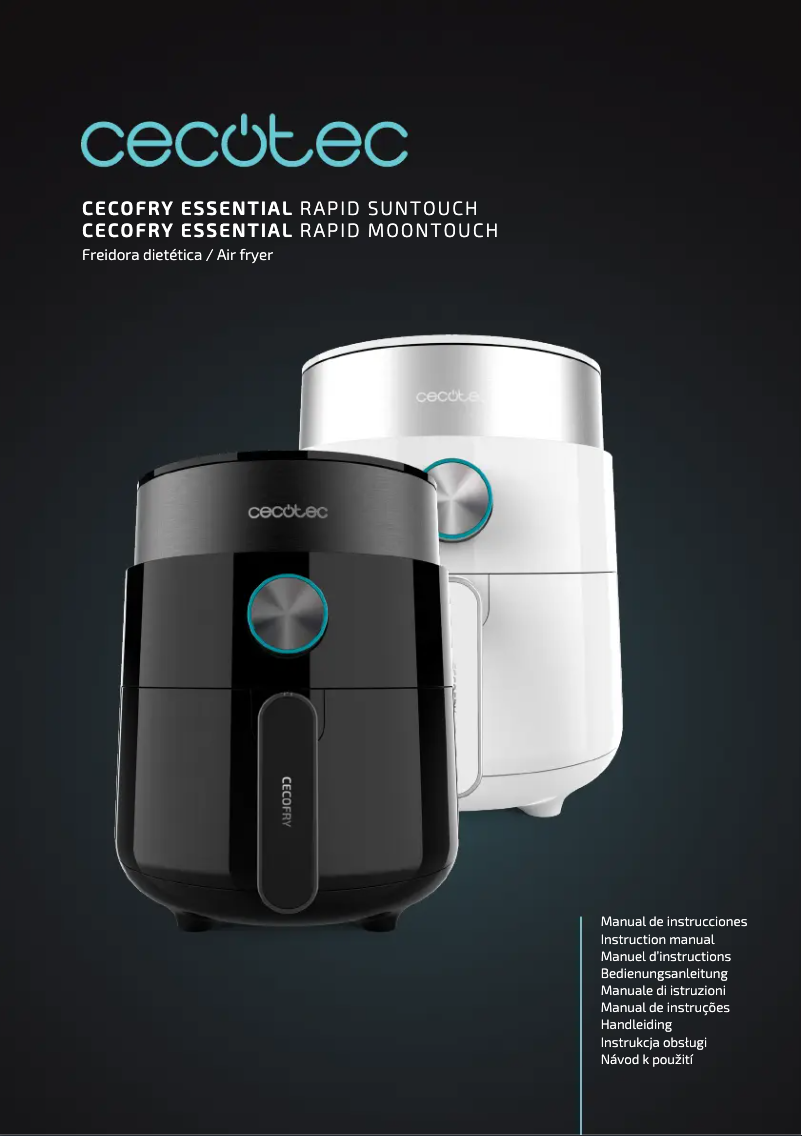 Image de la première page du manuel de l'appareil Cecofry Essential Rapid SunTouch