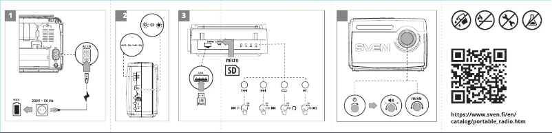 Imagen de la primera página del manual del dispositivo SRP-535