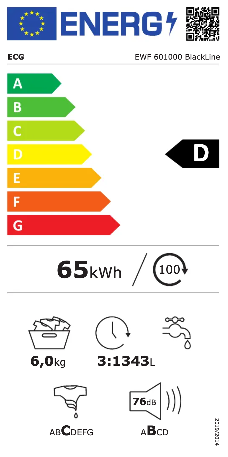 Image de la première page du manuel de l'appareil EWF 601000 BlackLine
