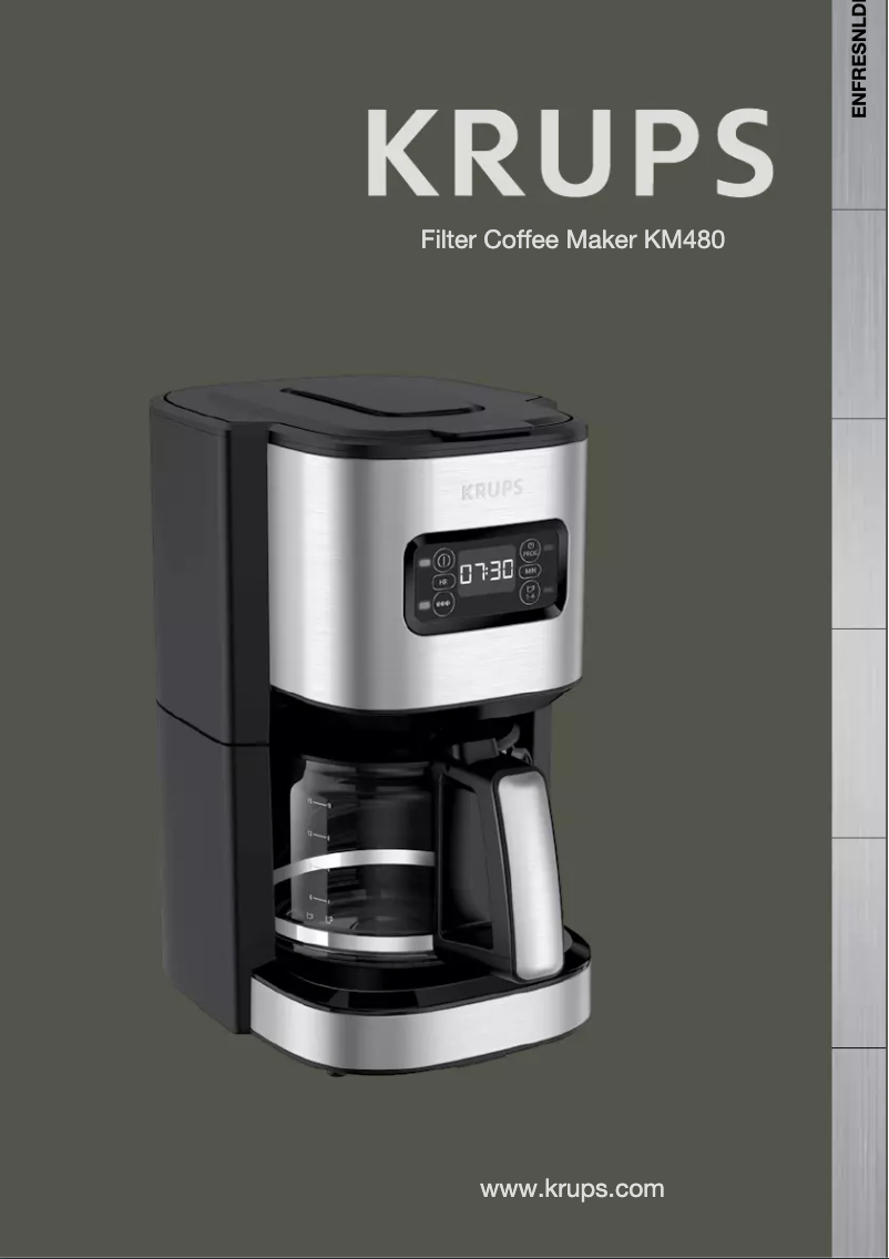 Page 1 de la notice Manuel utilisateur Krups Excellence KM480