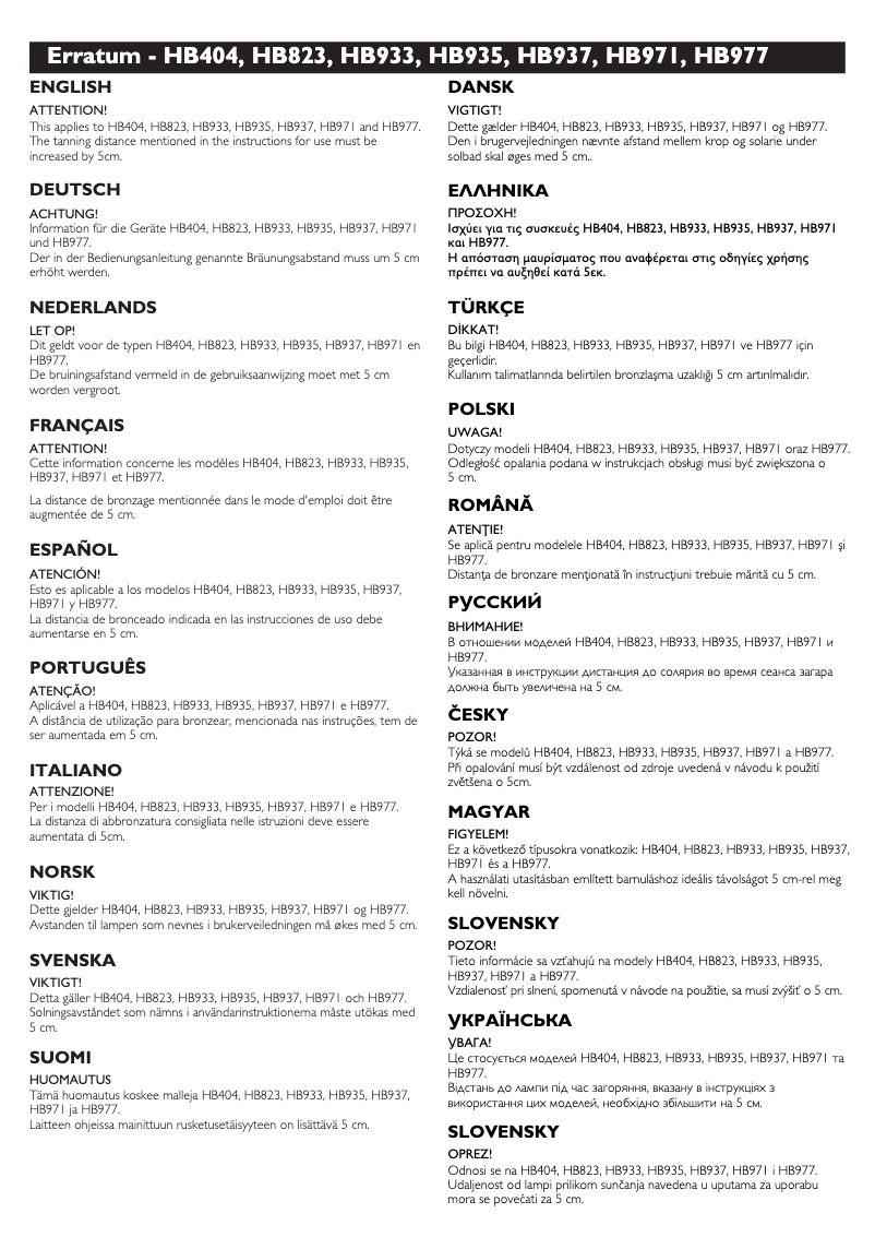 Page 1 de la notice Manuel utilisateur Philips Innergize HB935