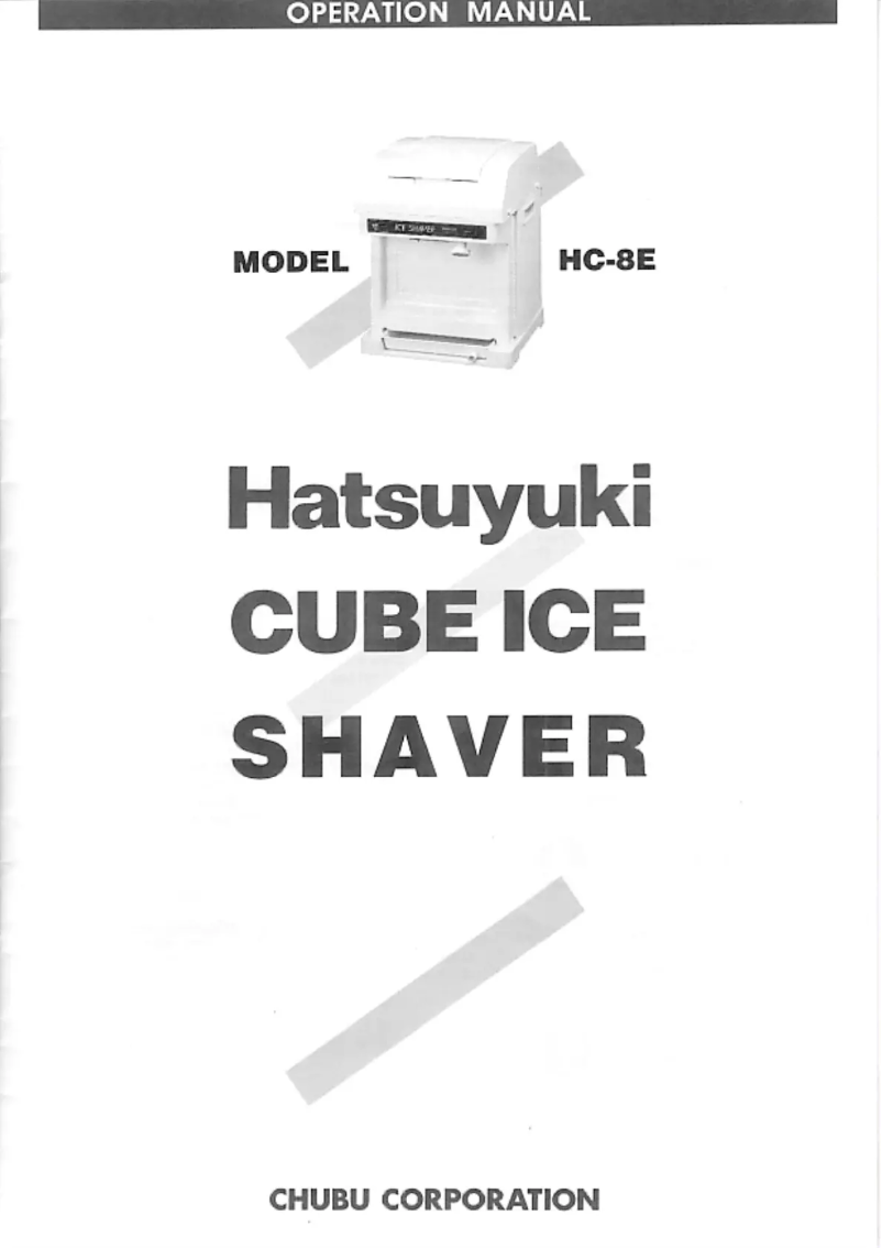 Page n°1 - Manuel utilisateur Hatsuyuki HC-8E