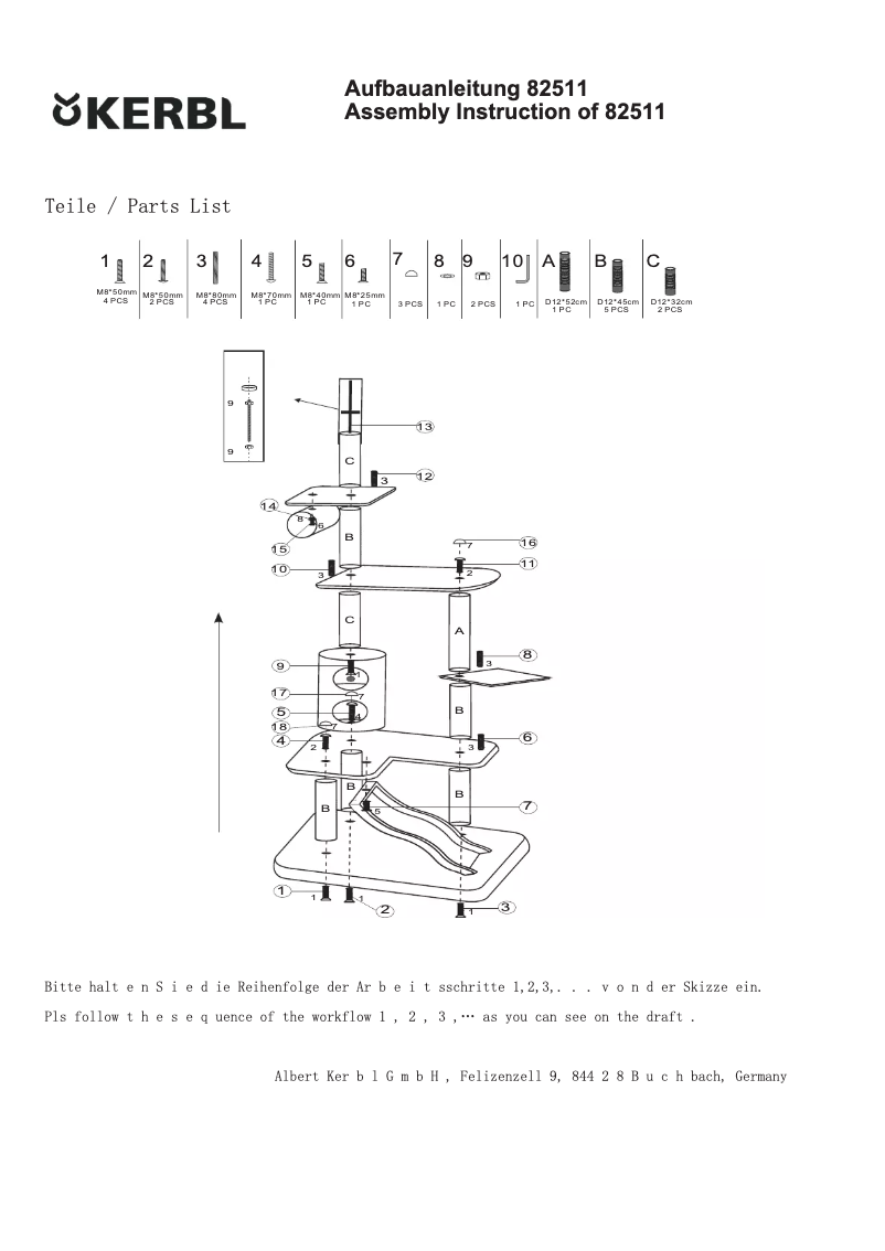 Image de la première page du manuel de l'appareil Elliot 82511