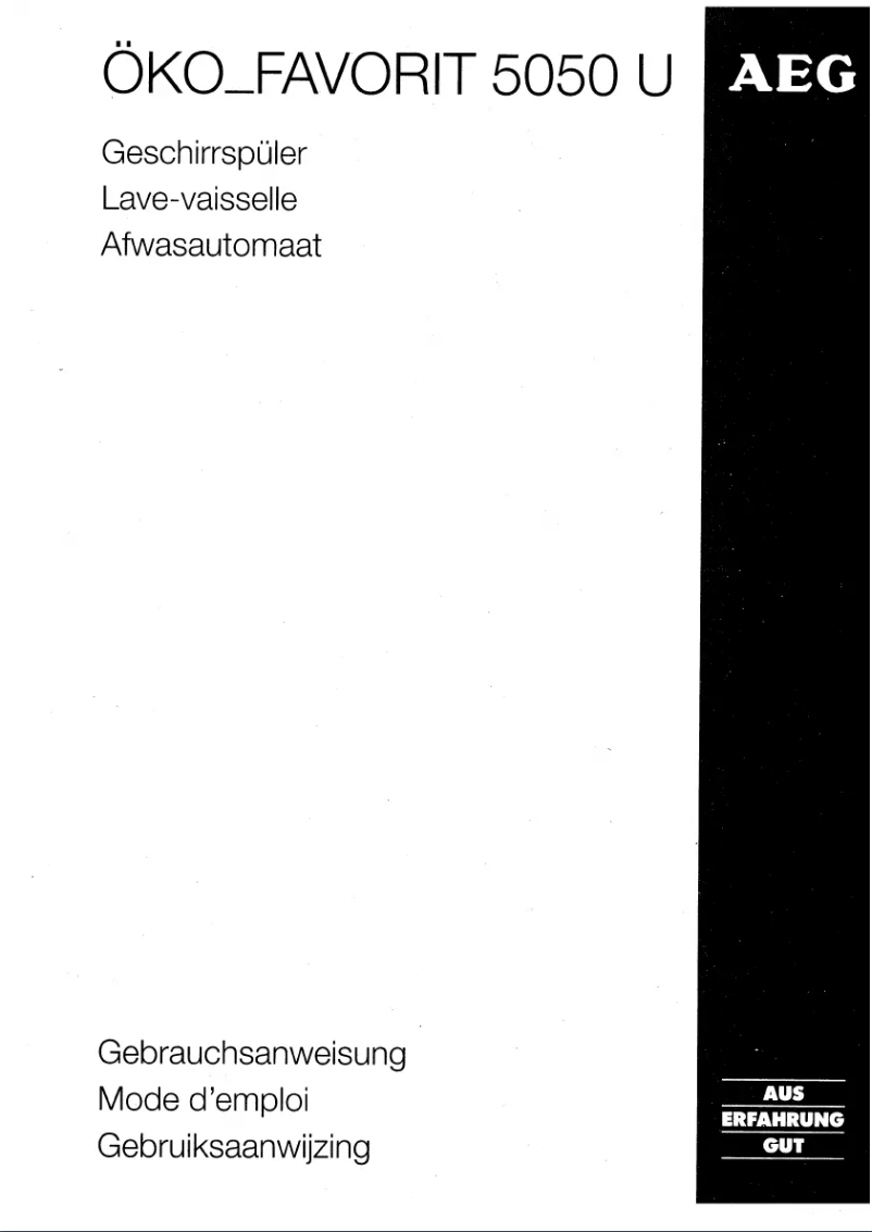 Imagen de la primera página del manual del dispositivo Favorit 5050U