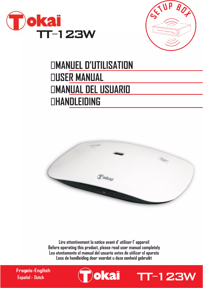 Image de la première page du manuel de l'appareil TT-123W