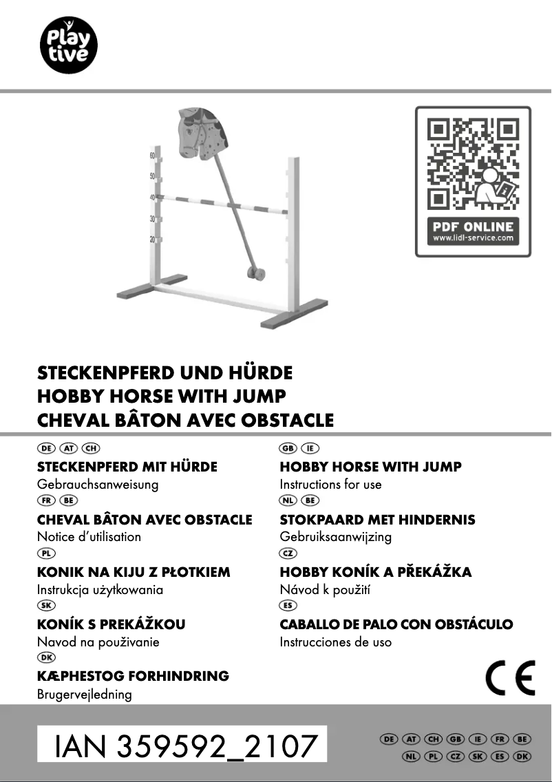 Page 1 de la notice Manuel utilisateur Playtive IAN 359592