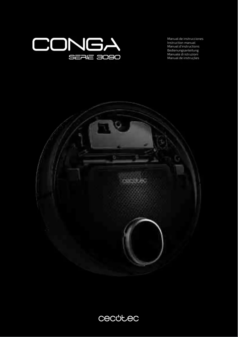 Imagen de la primera página del manual del dispositivo Conga 3090