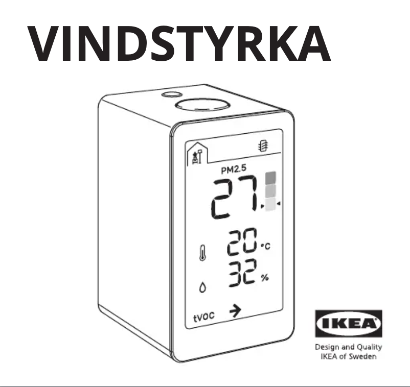 Image de la première page du manuel de l'appareil VINDSTYRKA 004.982.31